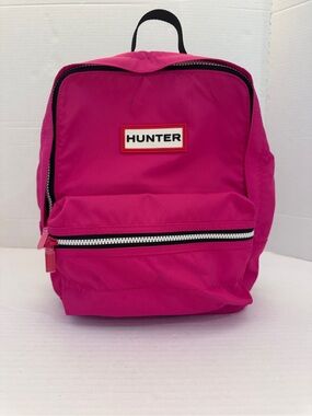 Hunter Kids / Youth Size Bright Pink Nylon Original Backpack Water Resistant Fun